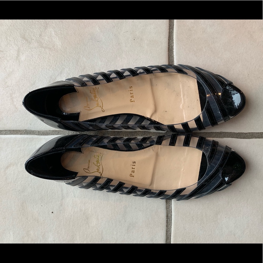Christian Louboutin A6 Patent Leather Flat 37.5